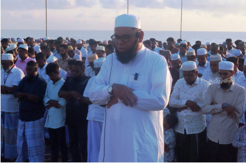 Muslims across Sri Lanka perform Eid al-Fitr prayers.