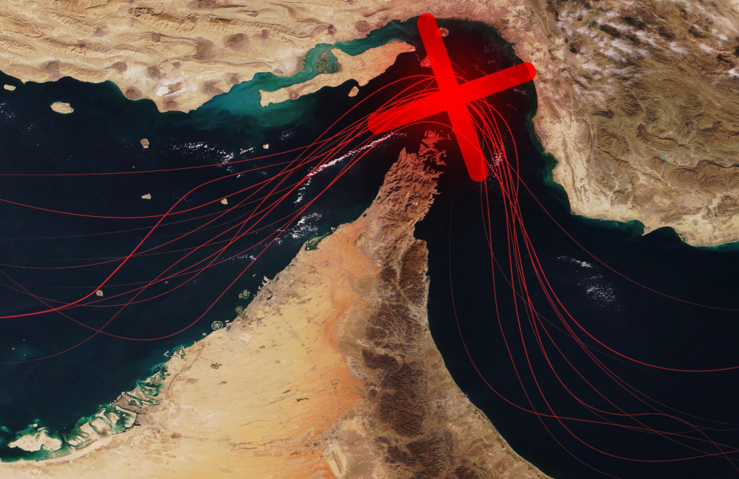 Strait of Hormuz Closure Threatens Global Oil Supply Routes.