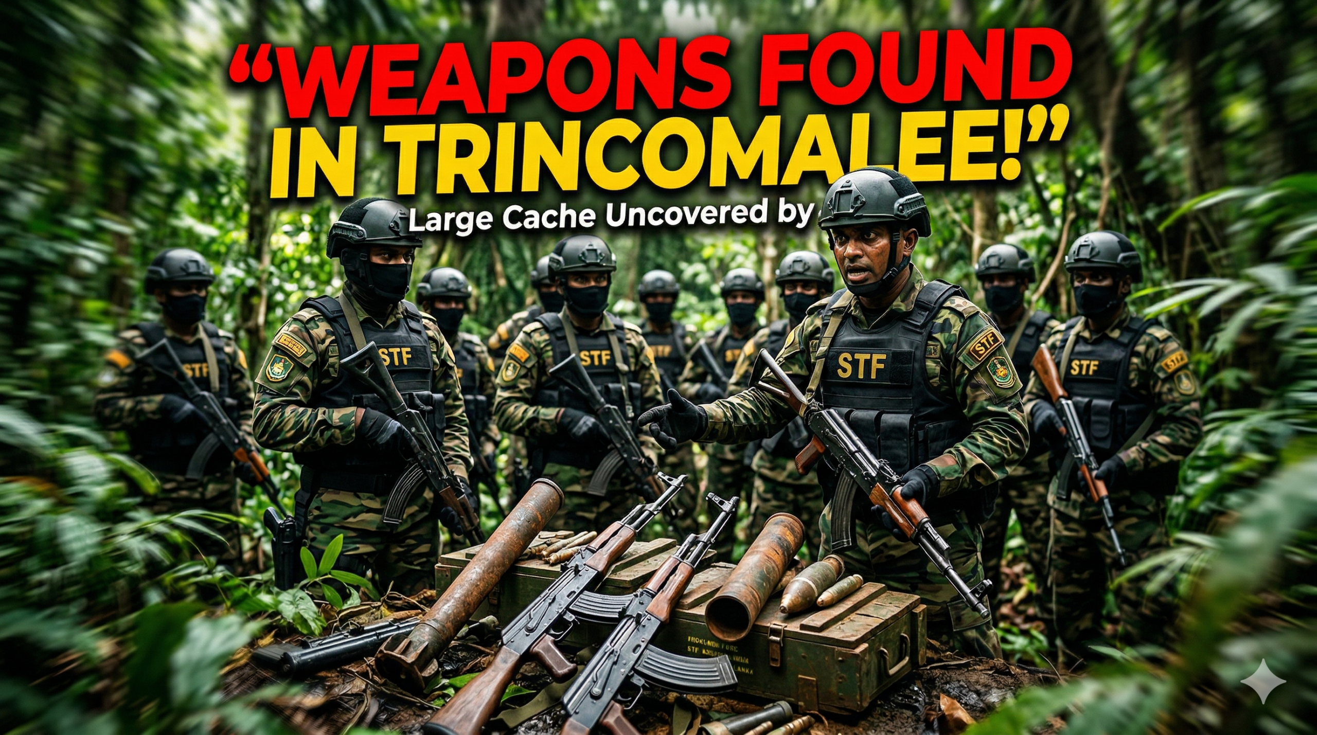 Trincomalee Weapons Seized in Police Raid