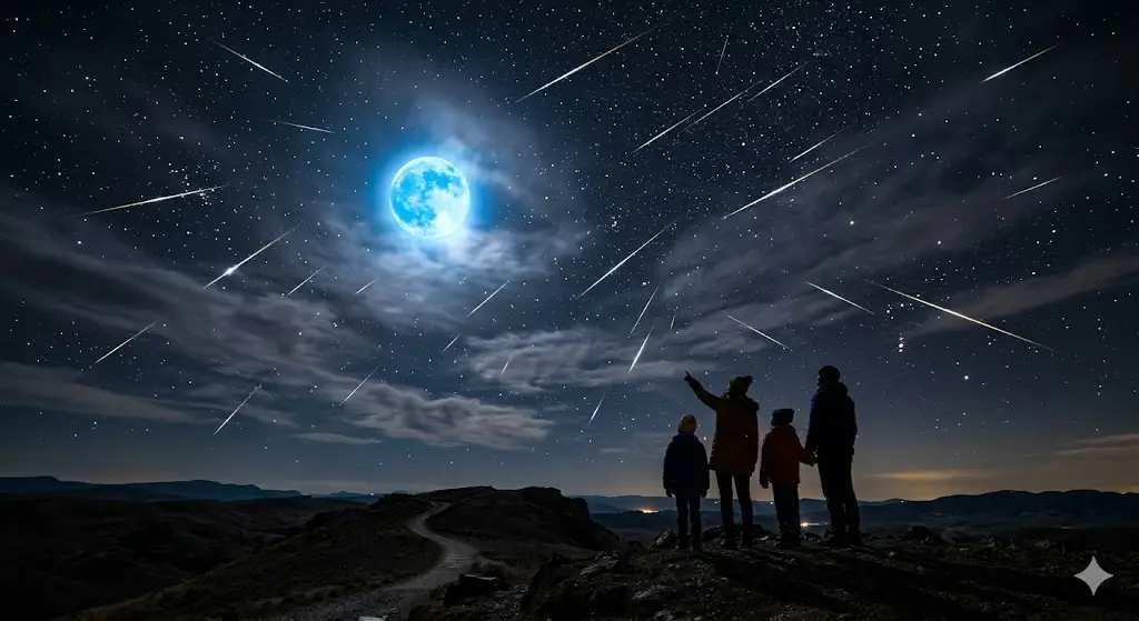 Blue Moon and Meteor Shower to Light Up the Sky This May