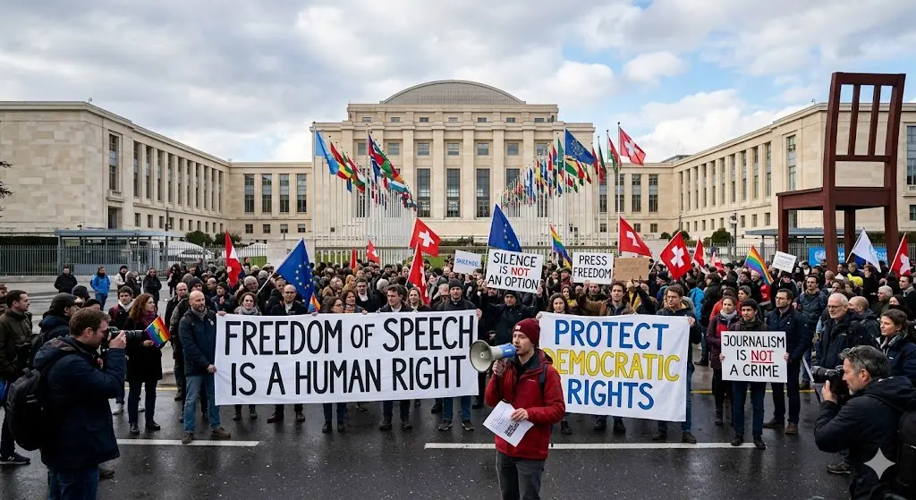 European Court Rules Switzerland Violated Protest Organizer’s Rights.