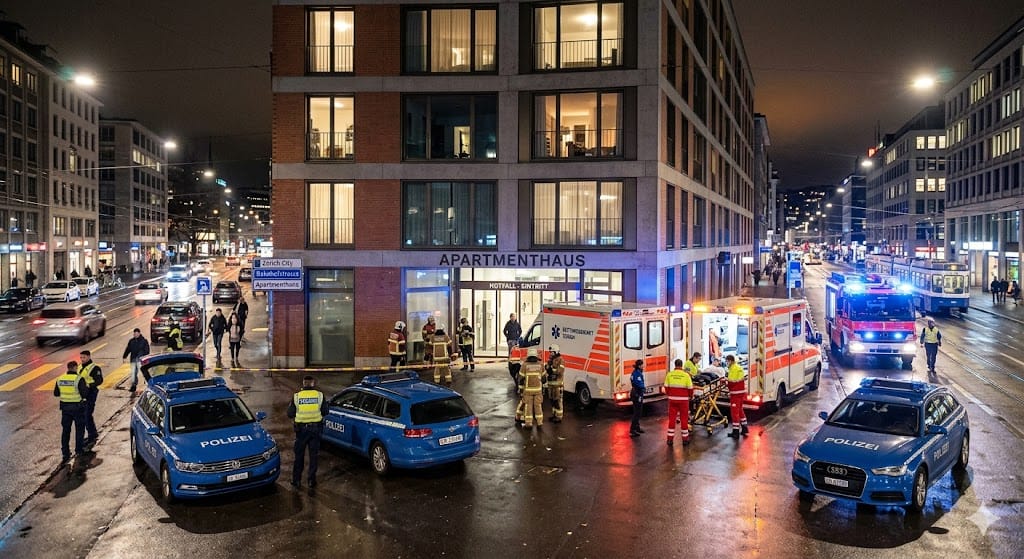 Disturbance at Lugano Shelter: Police Intervene, Two Injured.