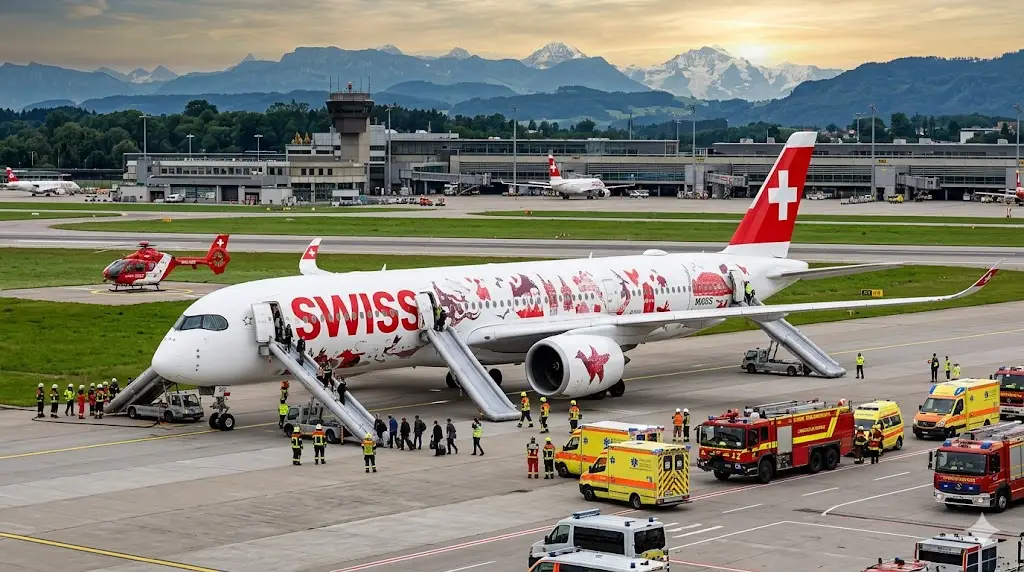 SWISS Flight Diverted to Kazakhstan After Co-Pilot Falls Ill.