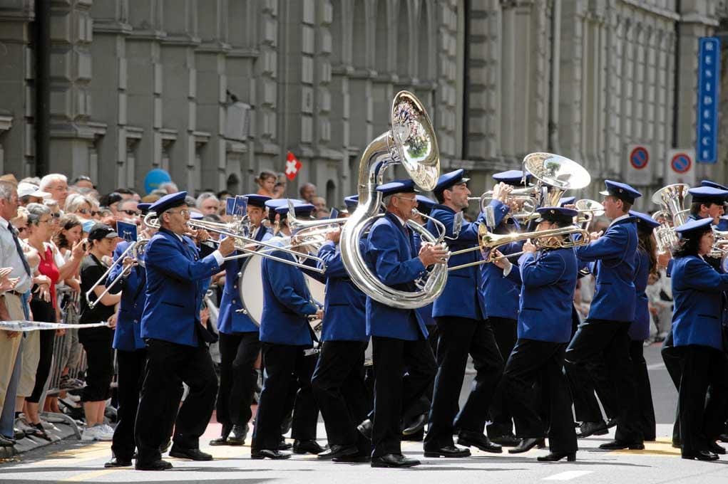 Swiss Federal Music Festival Opens in Biel/Bienne Despite Weather.
