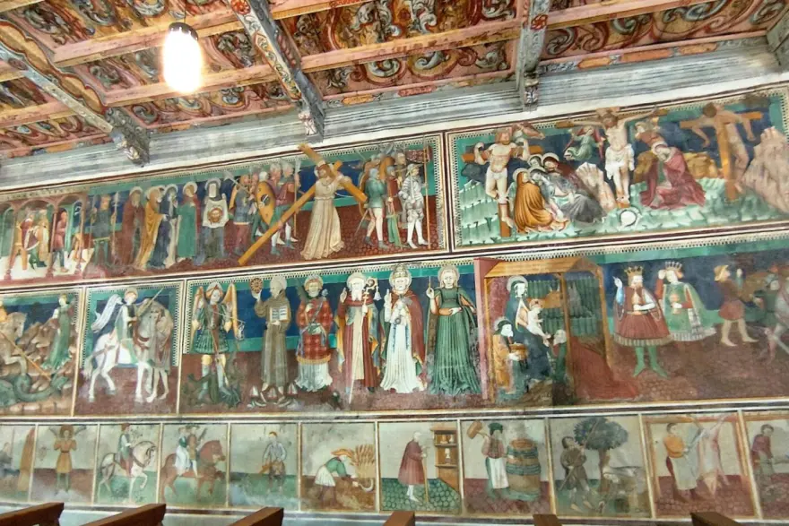 Swiss Church Frescoes Face Major Conservation Effort.