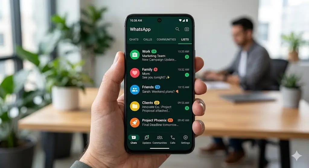 WhatsApp Introduces Custom Lists Feature to Organize Important Messages