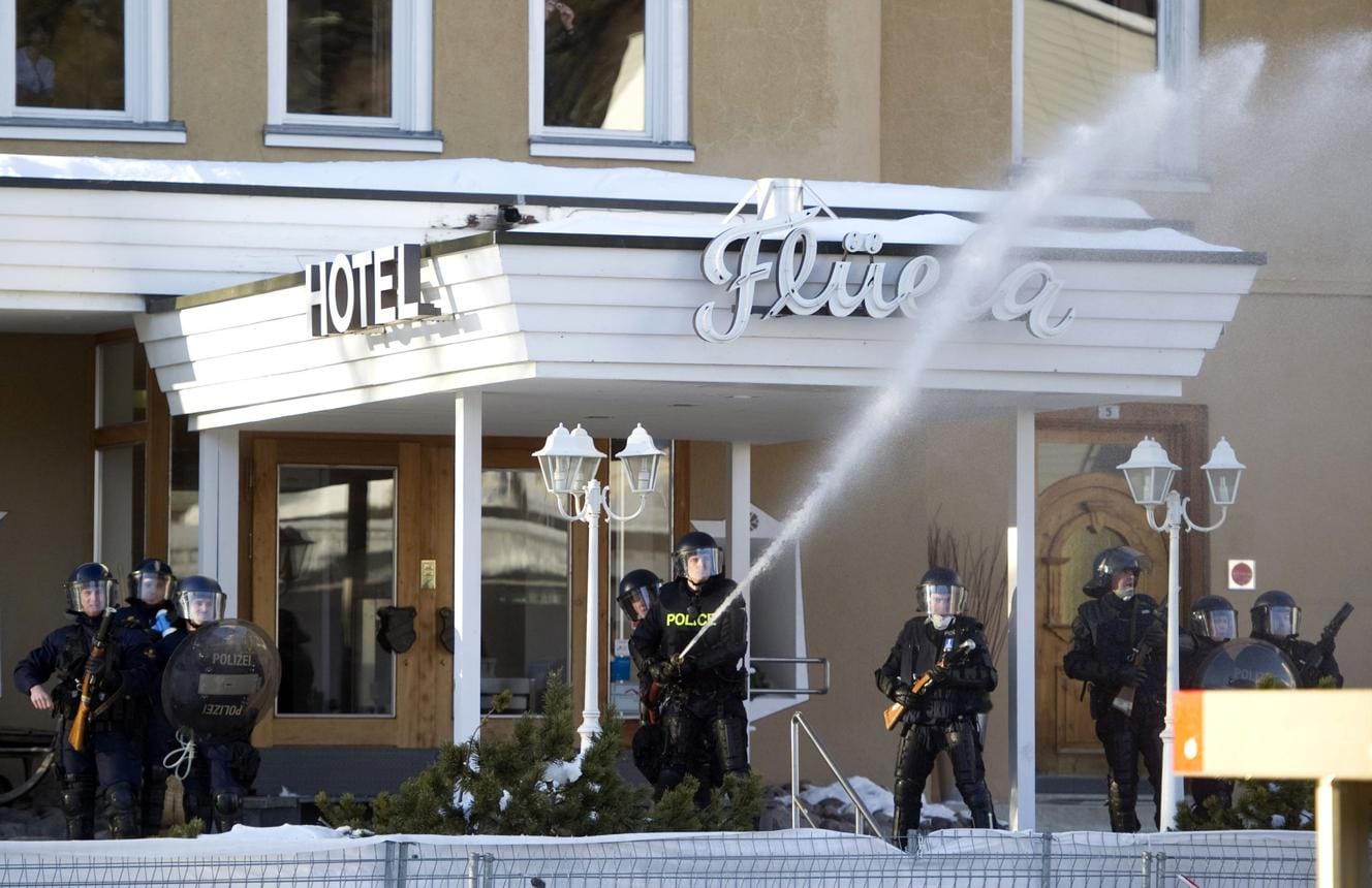 Zurich Riots Leave Officer Injured.
