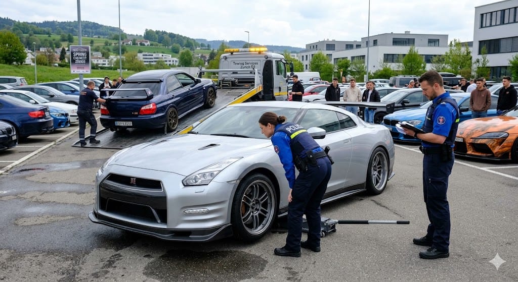 Zug Tuning Car Raid: Police Seize Modified Vehicles