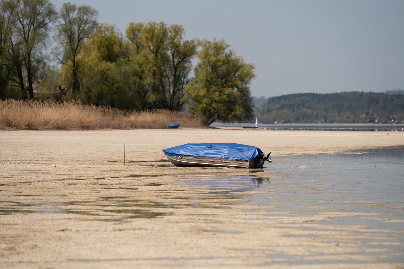 Lake Constance Water Levels Drop to Historic June Record Low.