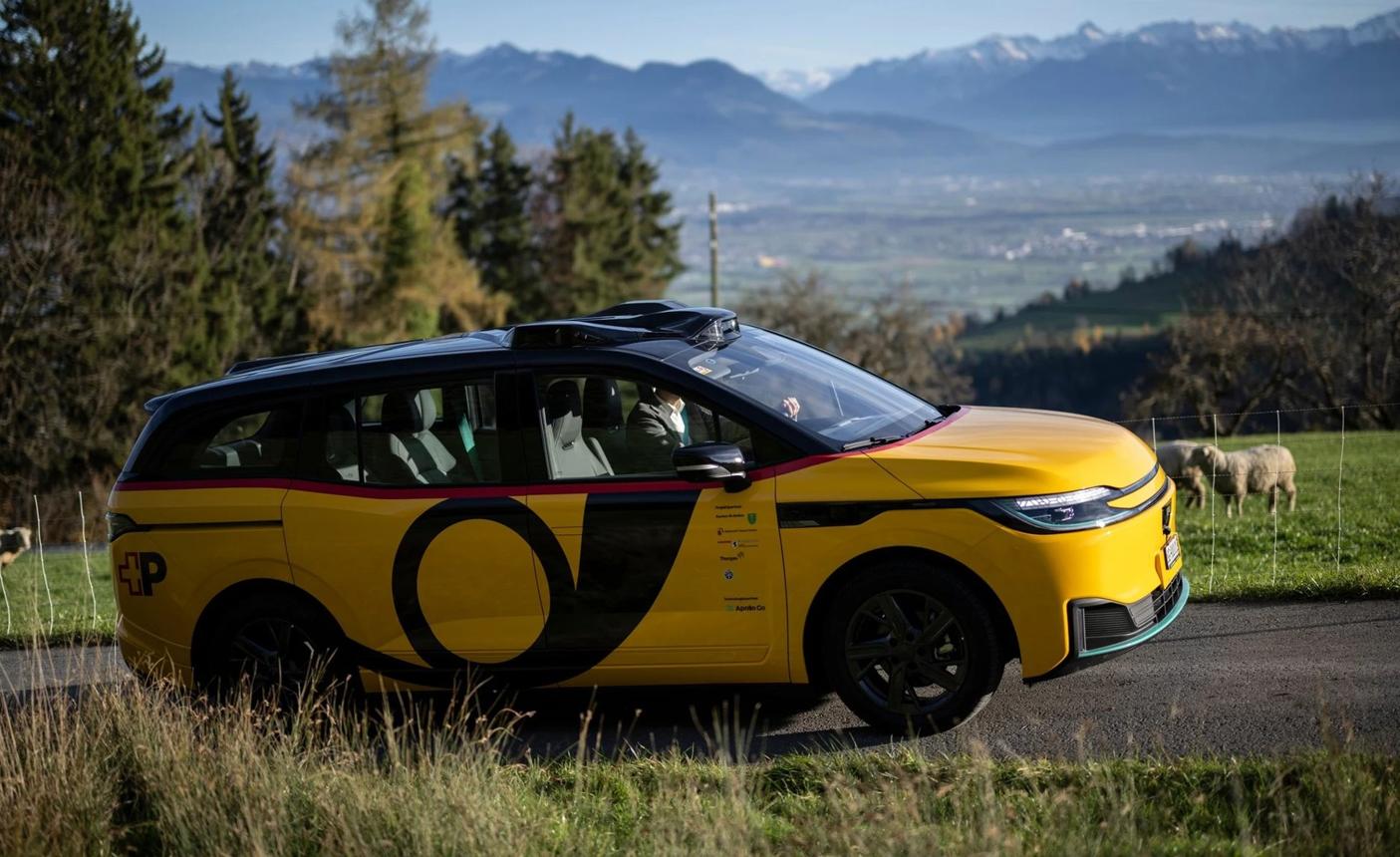 Swiss Post’s Self-Driving Taxis Set to Carry Passengers From 2027