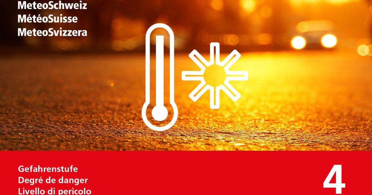 Swiss Heatwave Alert Raised to Level 4