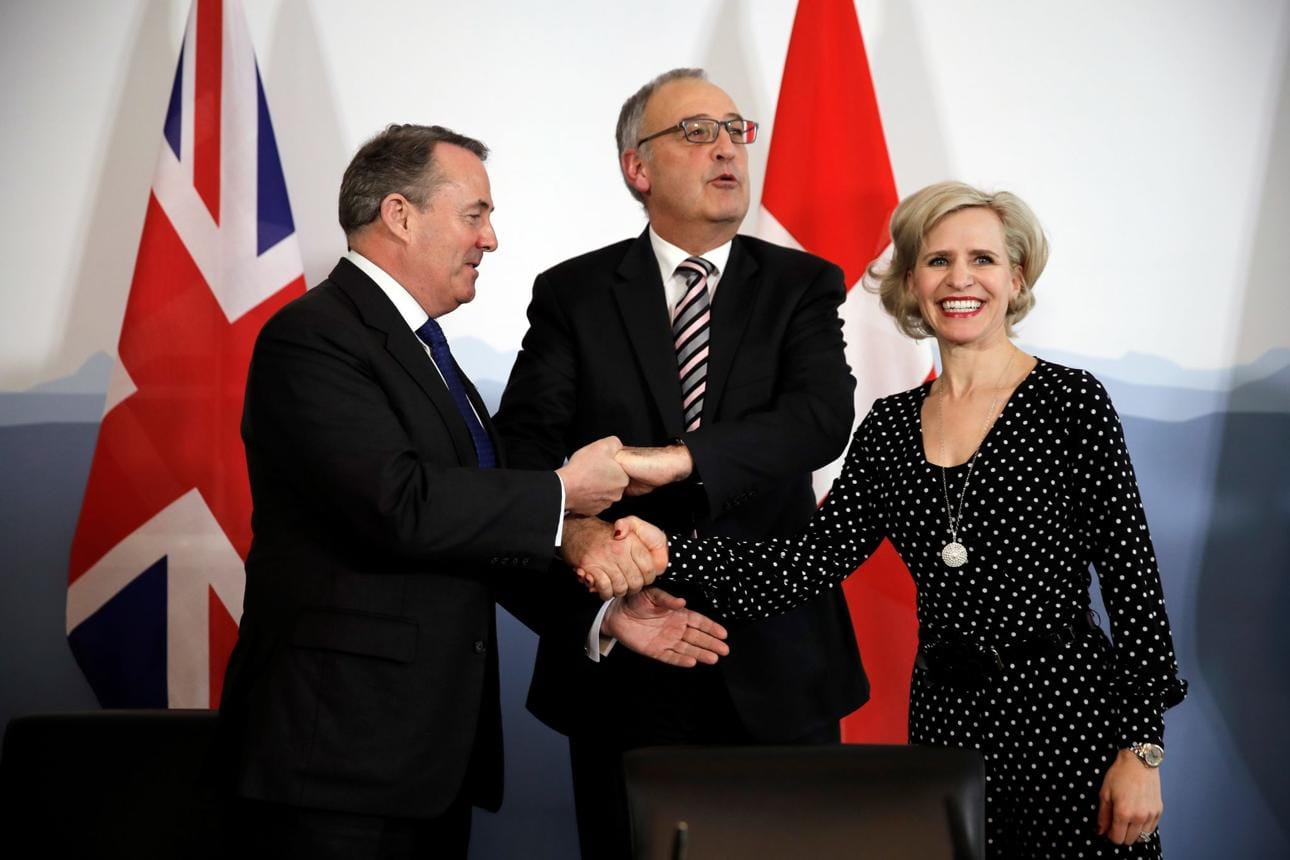 Swiss President Advances Free Trade Talks with UK at Evian Meeting