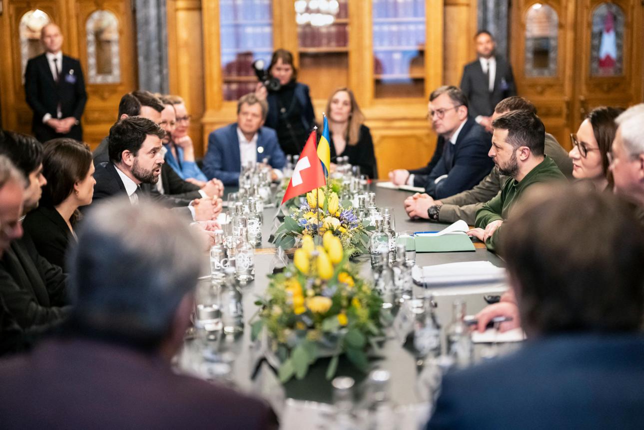 Swiss and Ukrainian Presidents Hold Key Talks in Geneva