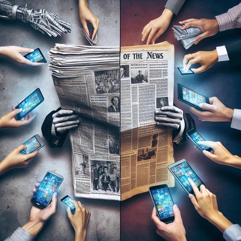 Social Media Overtakes Traditional News Media Globally.